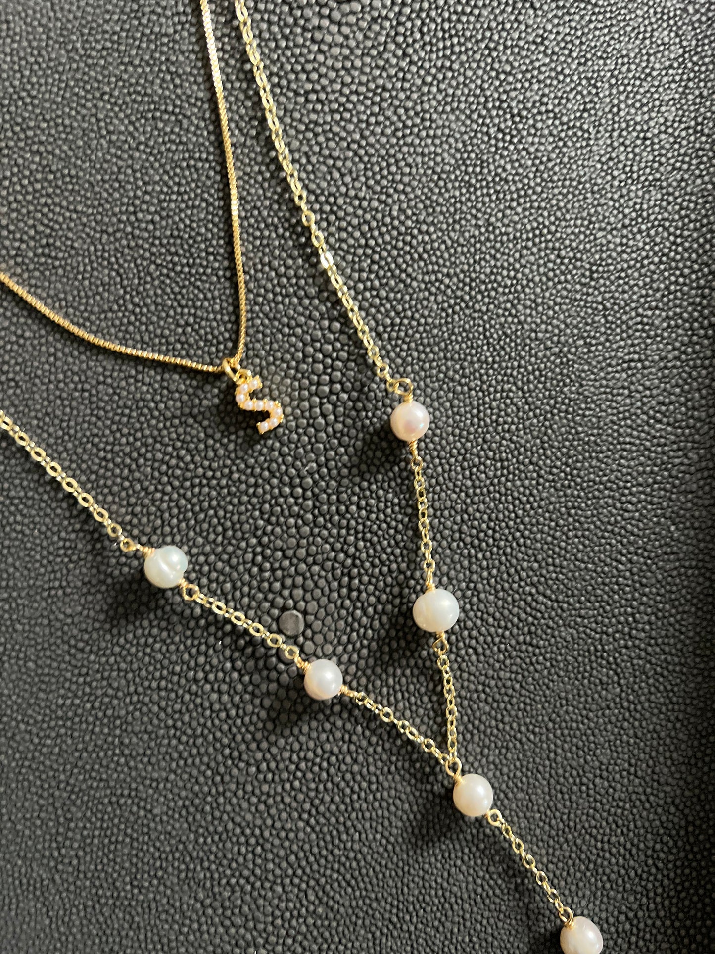 Mini Pearl Personalized Necklace