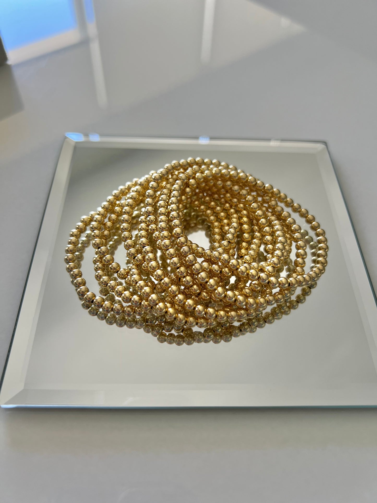 4mm Full Gold Bracelet